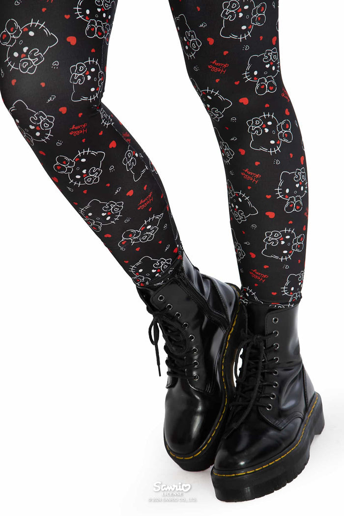 Hello Kitty Merchandise - Official Sanrio Products - Licensed Apparel - Kawaii Fashion - Womens’s Leggings, Bottoms