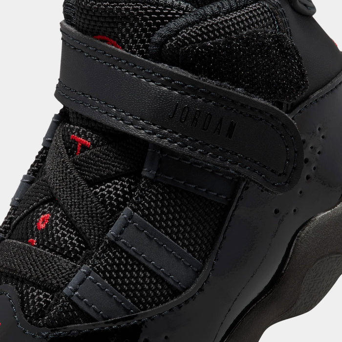 6 Rings Infant Toddler Lifestyle Shoes (Black/Anthracite/Fire Red)