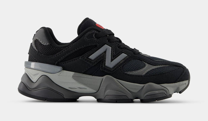9060 Preschool Lifestyle Shoes (Black/Grey)