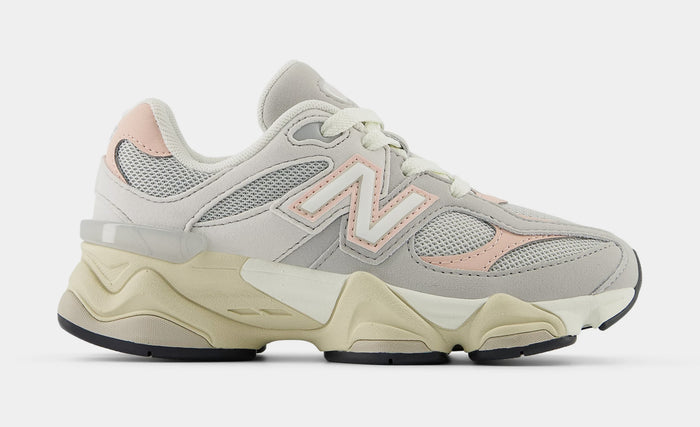 9060 Preschool Running Shoes (Pink Haze/Grey)