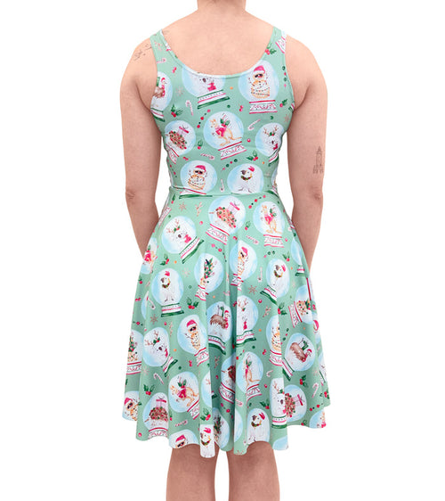 A Little Aussie Christmas Scoop Longline Dress