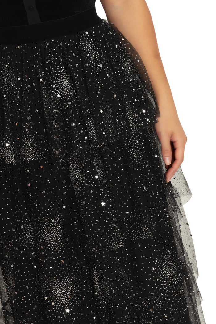 BlackMilk Clothing - A Night To Remember Arabesque Skirt