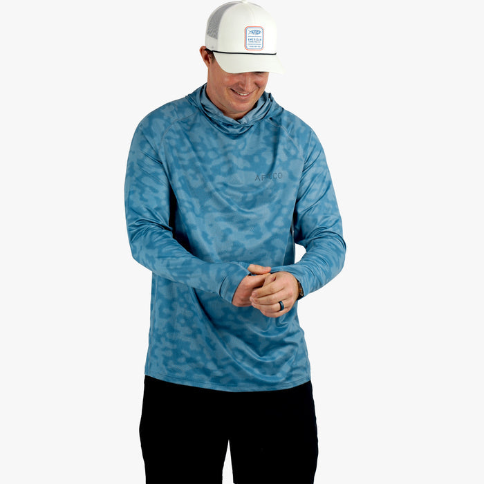 Blue Upwell Camo $Model is 6'1" 190lbs Size L$