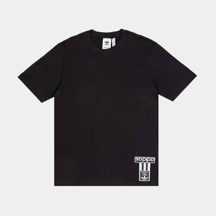 Adibreak Mens Short Sleeve Shirt (Black/White)
