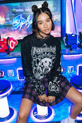 BlackMilk Clothing x Sanrio Aggretsuko - Sanrio Aggretsuko Long Sleeve Oversized Tee  - Sanrio Merchandise - Collaboration apparel - Licenced.