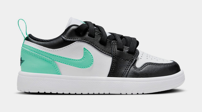 Air Jordan 1 Low Alt Preschool Lifestyle Shoes (White/Green Glow/Black)