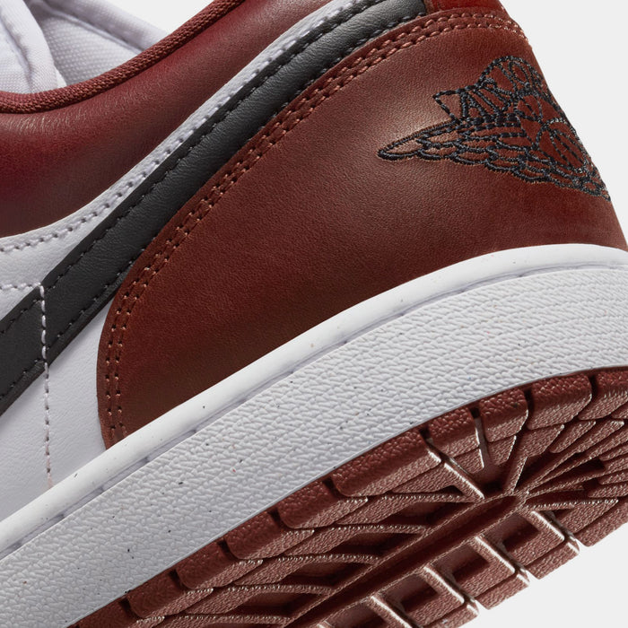 Air Jordan 1 Low SE Mens Lifestyle Shoes (White/Dark Pony/Black) Final Sale