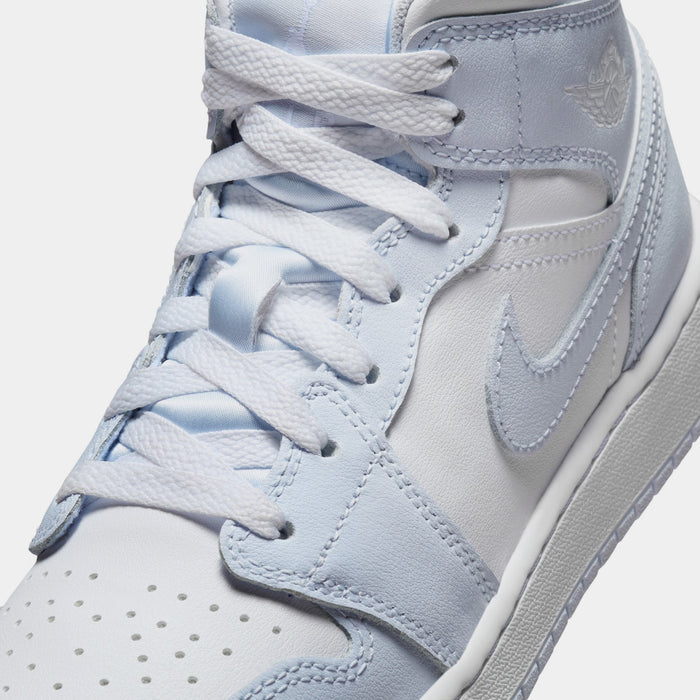 Air Jordan 1 Mid Cobalt Bliss Grade School Lifestyle Shoes (Cobalt Bliss/Neutral Grey/White)