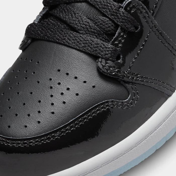 Air Jordan 1 Mid Space Jam Preschool Lifestyle Shoes (Black)