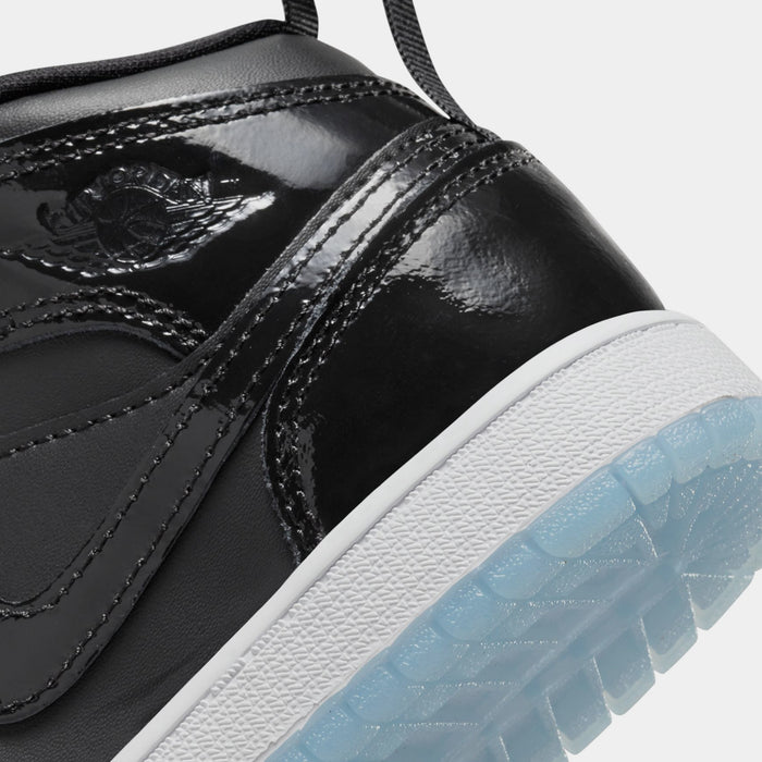 Air Jordan 1 Mid Space Jam Preschool Lifestyle Shoes (Black)