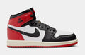Air Jordan 1 Retro High OG Black Toe Preschool Lifestyle Shoes (White/Black/Varsity Red/Sail)