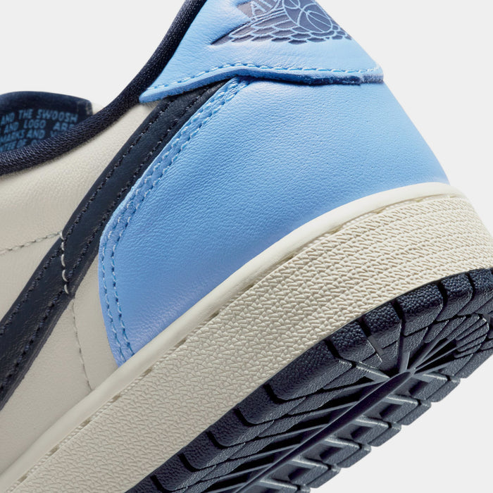 Air Jordan 1 Retro Low OG Obsidian Grade School Lifestyle Shoes (Obsidian/University Blue/Sail)