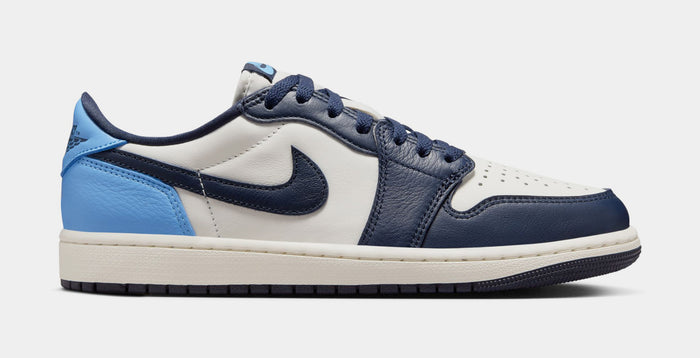 Air Jordan 1 Retro Low OG Obsidian Mens Lifestyle Shoes (Obsidian/University Blue/Sail)