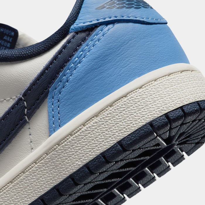 Air Jordan 1 Retro Low OG Obsidian Preschool Lifestyle Shoes (Obsidian/University Blue/Sail)