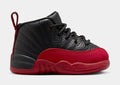 Air Jordan 12 Retro Flu Game Infant Toddler Lifestyle Shoes (Black/Varsity Red)