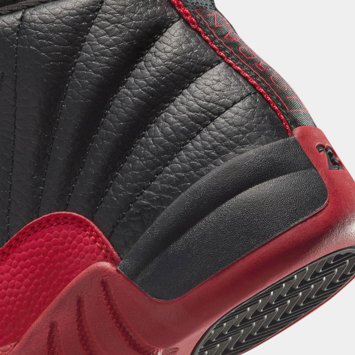 Air Jordan 12 Retro Flu Game Preschool Lifestyle Shoes (Black/Varsity Red)