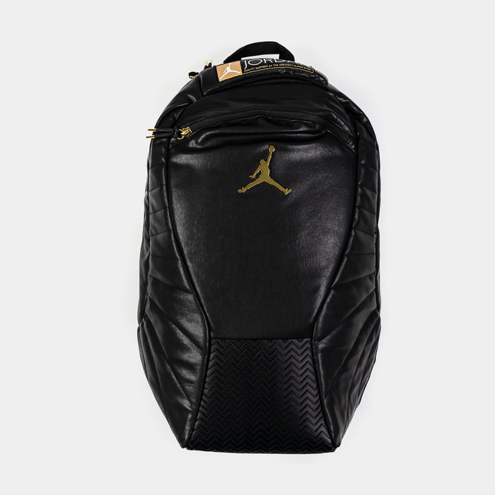 Air Jordan 12 Retro Mens Backpack (Black/Gold)