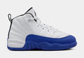 Air Jordan 12 Retro White and Game Royal Preschool Lifestyle Shoes (White/Black/Game Royal)