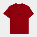 Air EMB Crew Mens Short Sleeve Shirt (Red/Black)