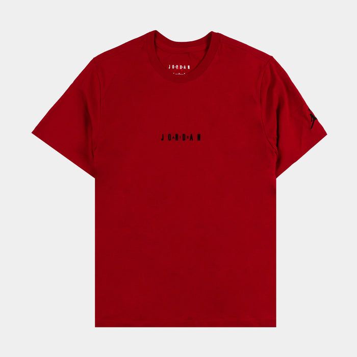 Air EMB Crew Mens Short Sleeve Shirt (Red/Black)