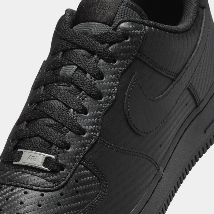 Air force 1 '07 Black Carbon Fiber Mens Lifestyle Shoes (Black/Black)