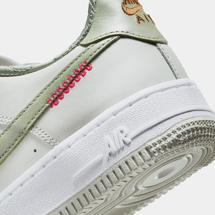 Air Force 1 LV8 Year Of The Snake Grade School Lifestyle Shoes (Sail/White/Light Bone/Olive Aura)