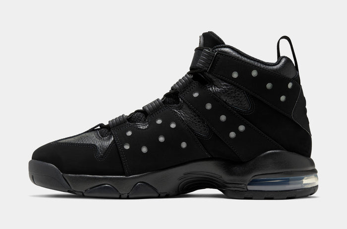 Air Max 2 CB 94 Triple Black Mens Basketball Shoes (Black/Dark Charcoal/Metallic Silver)
