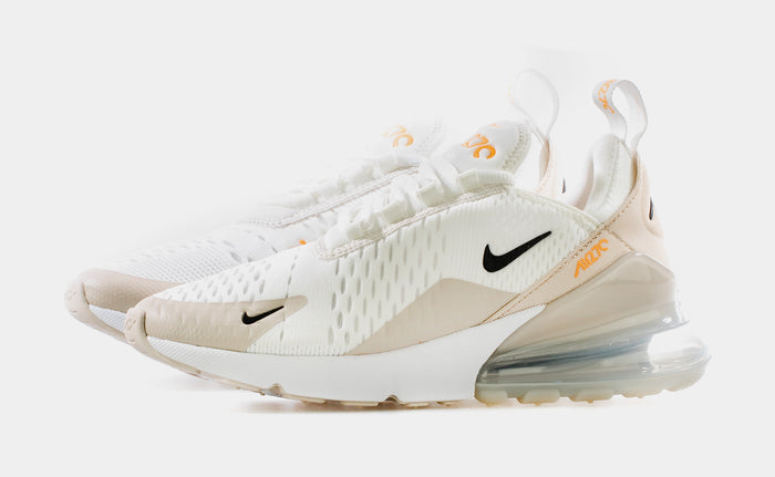 Air Max 270 Desert Sand Womens Running Shoe (White/Beige/Black)