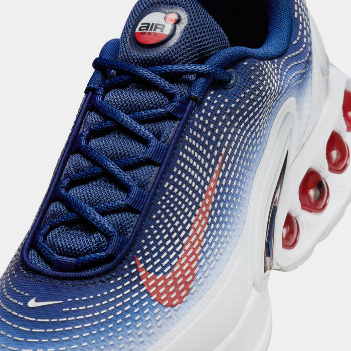 Air Max DN Mens Running Shoes (White/Sport Red/Metallic Silver) Final Sale