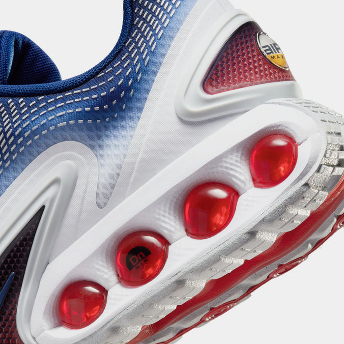Air Max DN Mens Running Shoes (White/Sport Red/Metallic Silver) Final Sale