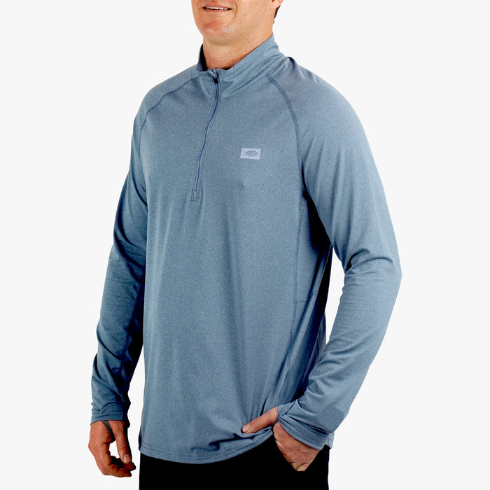 Bering Sea Heather $Model is 6'1" 190lbs Size L$