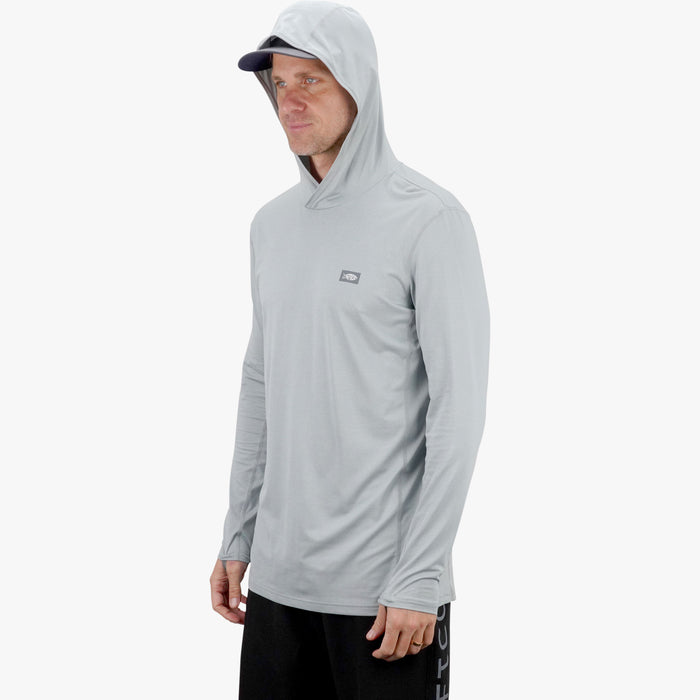 Harbor Gray Heather $Model is 6'3" 195lbs Size L$