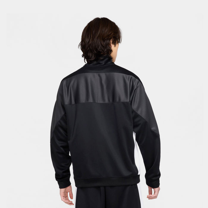 Air Poly Knit Full Zip Mens Jacket (Black/White/Anthracite)