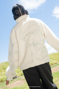Avatar: The Last Airbender x BlackMilk Appa Fluffy 3/4 Zip Sweater, cosy Appa clothing from the official Avatar fashion collection, licensed Avatar apparel inspired by Appa