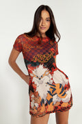 Arcanine And Growlithe Swing Tee Dress