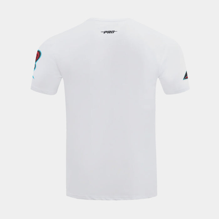 Arizona Diamondbacks Classic Chenille Mens Short Sleeve Shirt (White/Red)