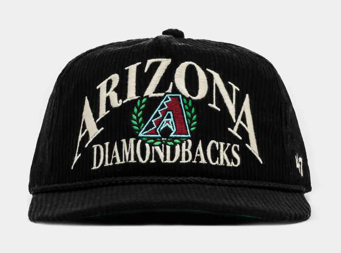 Arizona Diamondbacks Pitchout Snapback Mens Hat (Black/White)