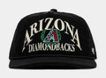 Arizona Diamondbacks Pitchout Snapback Mens Hat (Black/White)