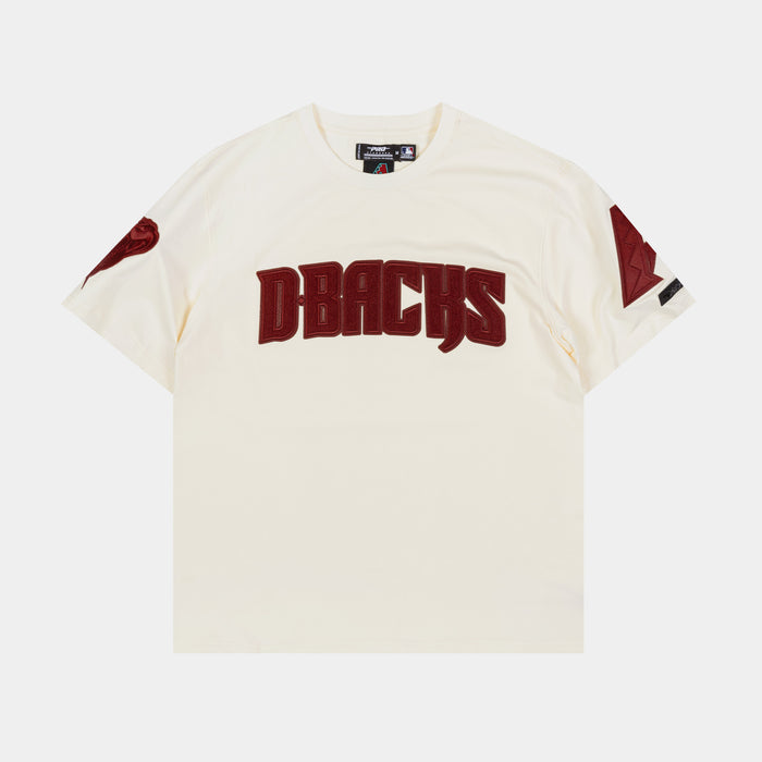 Arizona Diamondbacks Triple Tonal Mens Short Sleeve Shirt (Neutral/Red)