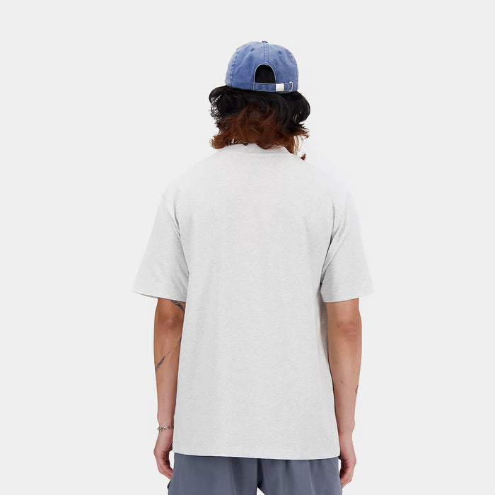 Athletics Cotton Mens Short Sleeve Shirt (Grey)