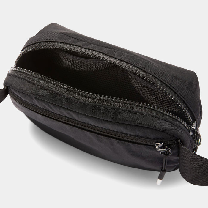 Aura Crossbody Womens Bag (Black/Silver)