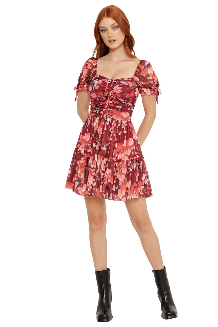 Autumn In Japan Short Tea Party Dress