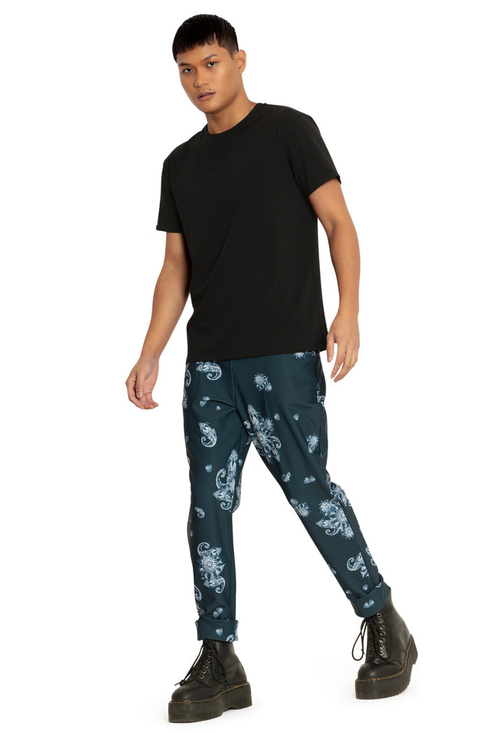 BlackMilk Clothing x Dungeons & Dragons - Baldur's Bouquet Cuffed Pants - Dungeons & Dragons Merchandise - Collaboration apparel - Licenced.