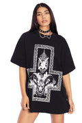 BlackMilk Clothing - Baphomet Oversized Tee