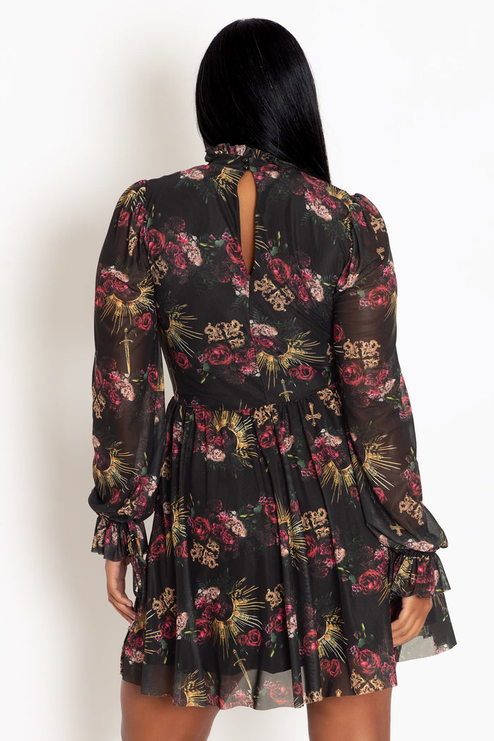 Baroque Fantasy Sheer Grace Dress