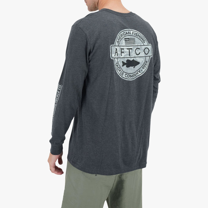 Charcoal Heather $Model is 6'3" 195lbs Size L$
