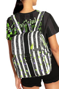 BlackMilk Clothing x Warner Brothers Beetlejuice - Beetlejuice Satchel Backpack - Warner Bros. Merchandise - Collaboration apparel - Licenced.