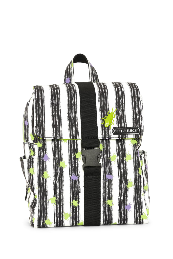 BlackMilk Clothing x Warner Brothers Beetlejuice - Beetlejuice Satchel Backpack - Warner Bros. Merchandise - Collaboration apparel - Licenced.