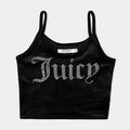 Big Bling Fitted Womens Tank Top (Black)