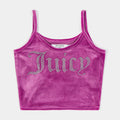 Big Bling Fitted Womens Tank Top (Purple)